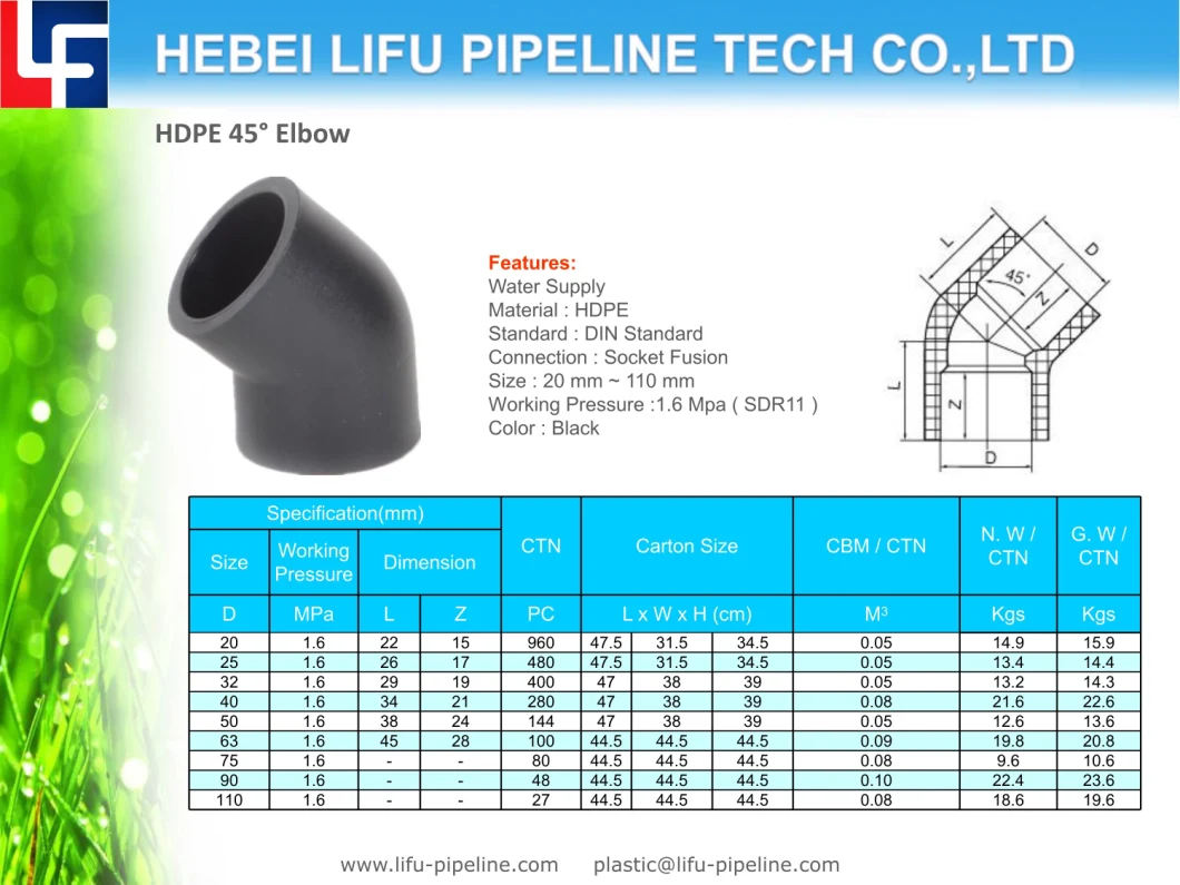 Top-Notch Plastic Pipe Cross Tee PE Equal Tee and HDPE Socket Fusion Pipe Reducing Tee All Meeting The Requirements of DIN Standard SDR11 for Water Supply