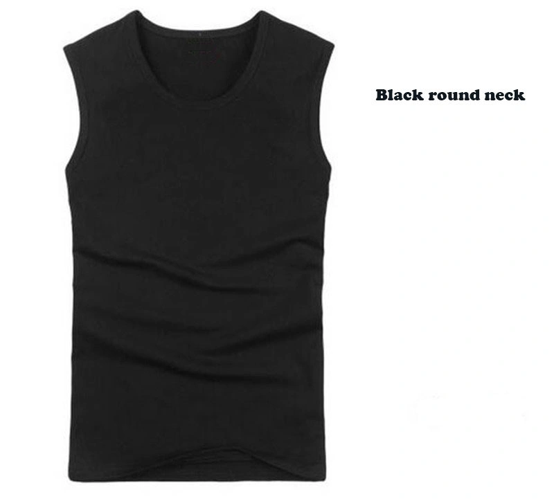 Tank Top Summer Fashion Brand Men′s O-Neck Slim Fit Tank Tops Male Sleeveless V-Neck Vest Tees Fitness Men