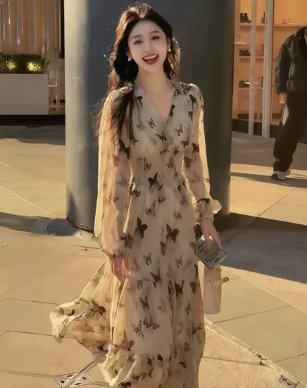 Damen böhmisches Hemdkleid mit Leopardenmuster, lässiges Sommerkleid für Damen